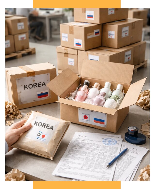 Доставка косметики из Кореи от 8699 р. под ключ | СетСервис-Сгп
