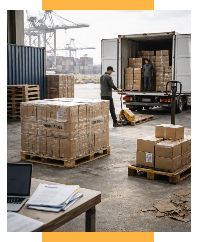 Доставка грузов из Израиля от 15351 р., логистика от СетСервис-Сгп