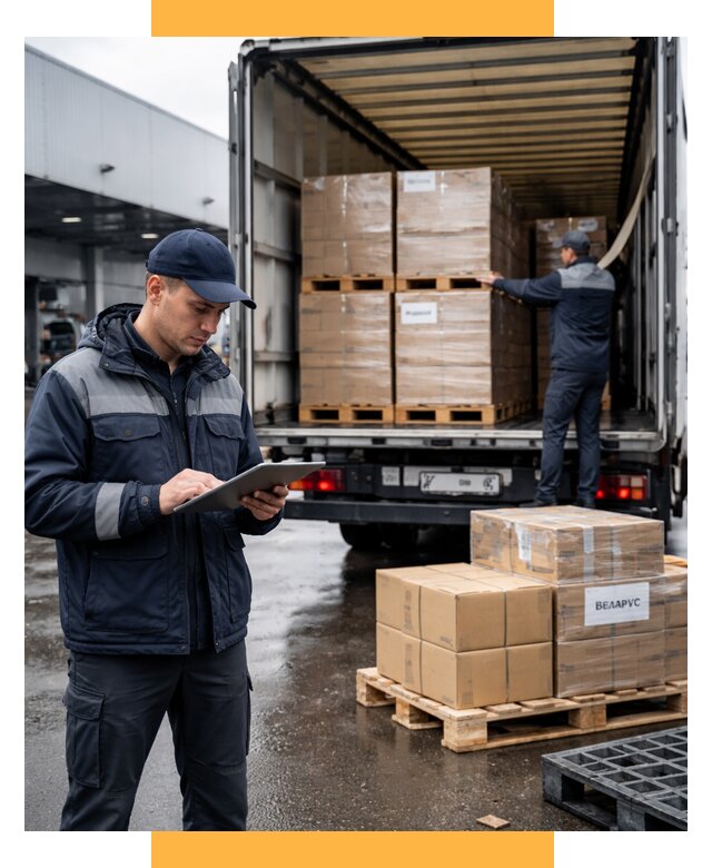 Доставка грузов из Беларуси от 15351 р. логистика СетСервис-Сгп