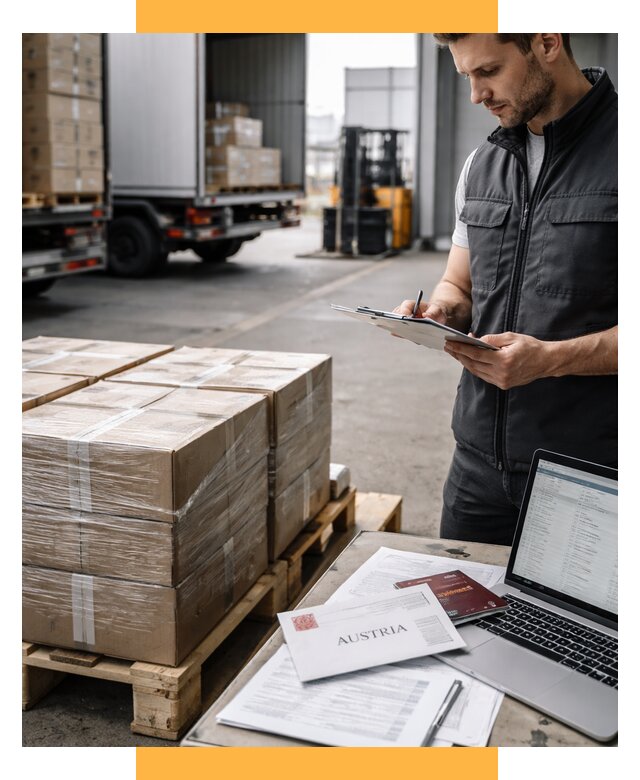 Доставка в Австрию от 66521 р. Логистика и экспорт СетСервис-Сгп