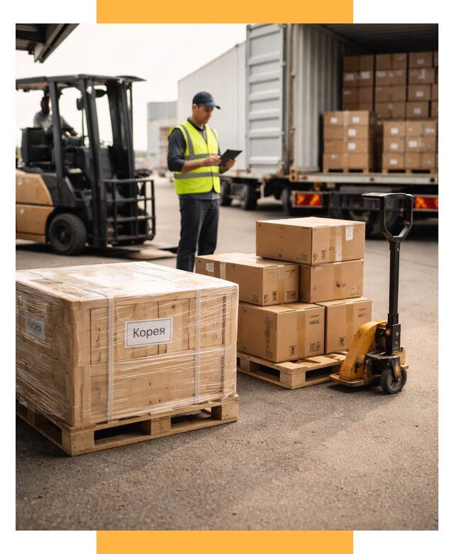 Доставка грузов в Корею из России от 35819 р. | СетСервис-Сгп