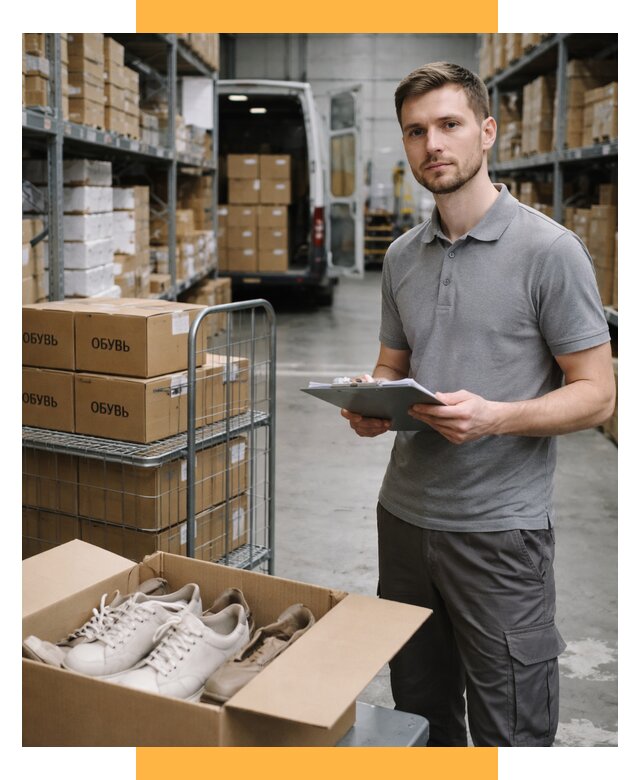 Доставка обуви из Китая и Турции от 4605 р. СетСервис-Сгп